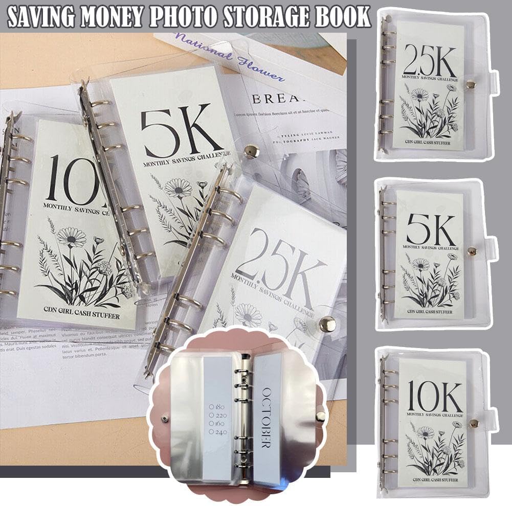 Budgetplanner Map met 12 Maanden Enveloppen Systeem PVC Losbladig A5 Spaaruitdaging Geld Organizer Huishouden
