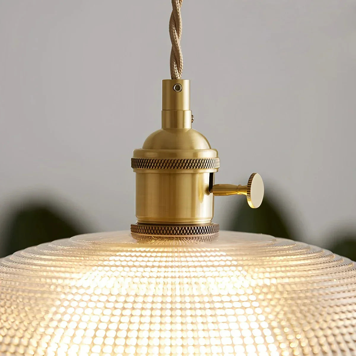 Hanglamp Glas Brons Verstelbare Kabel Woonkamer Eettafel Transparante Glazen Hanglamp Sfeerverlichting Vintage