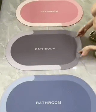 Sneldrogende Badmat met Antislip Onderkant - Extra Absorberend voor Badkamer, Toilet en Balkon