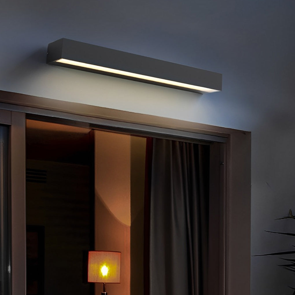 LED Buitenwandlamp Zwart Modern Aluminium IP65 Waterdicht voor Gevel en Terras Warm of Koud Wit Instelbaar