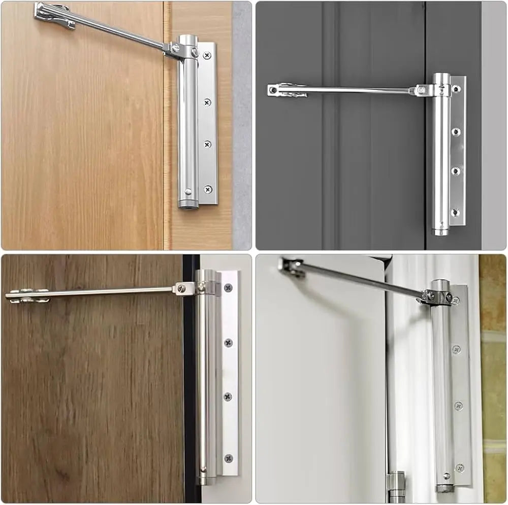 Deurdranger Kantoor Edelstaal 18,5x17,5 cm Zacht Sluitend 4 Standen