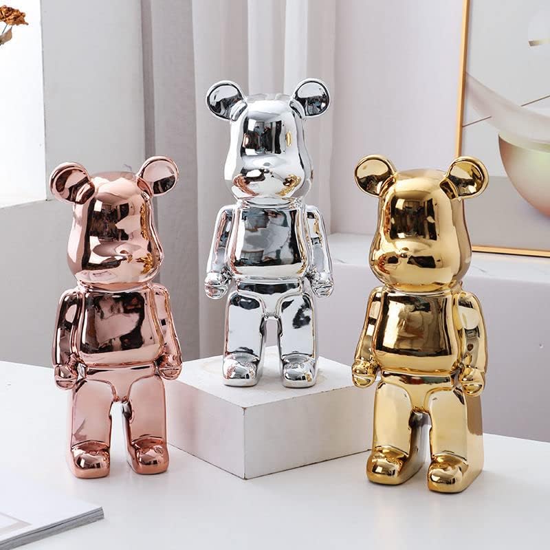 Berensculptuur Kunsthars 28cm Moderne Abstracte Woonaccessoire Decoratief Object voor Woonkamer Interieur
