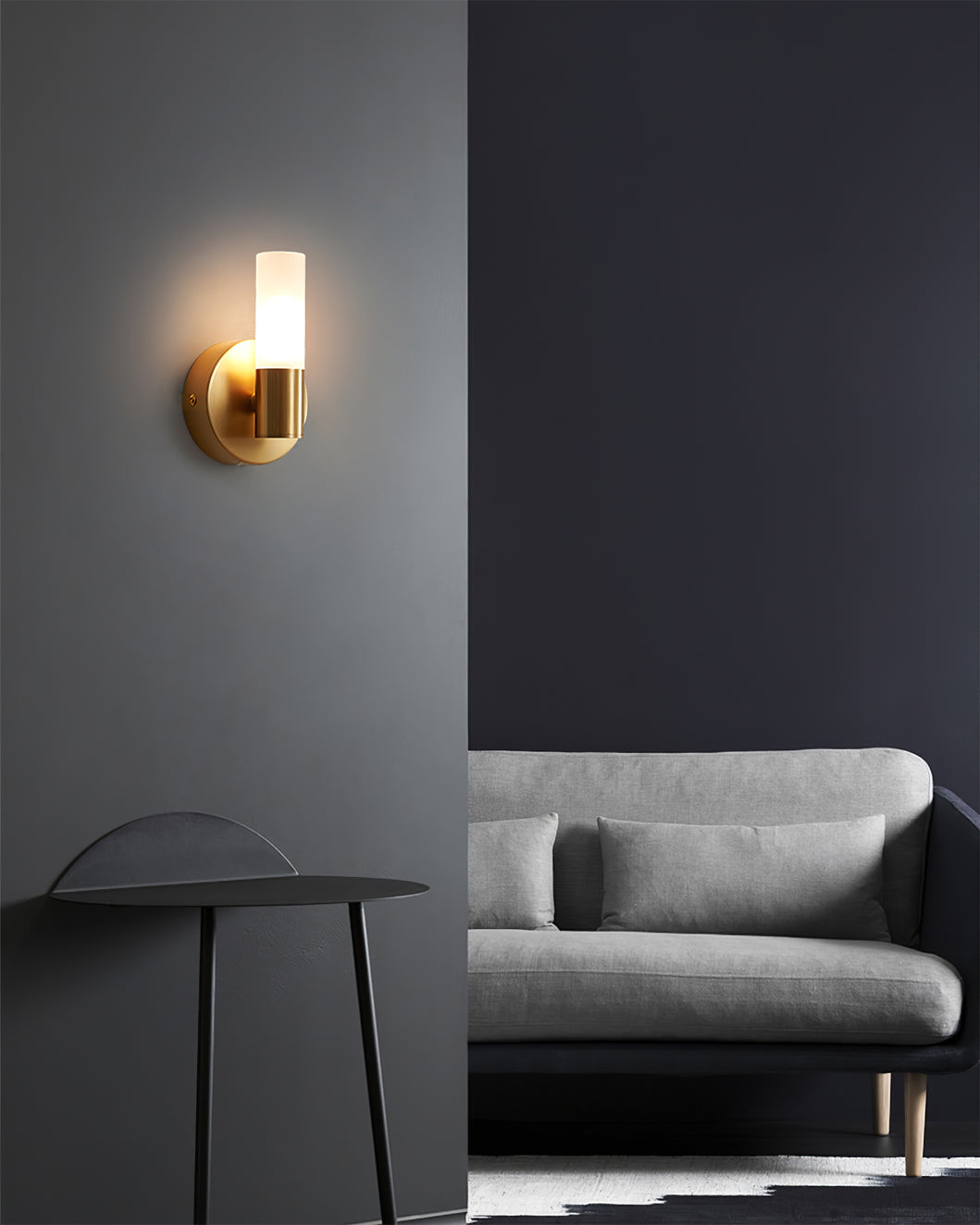 Wandlamp met G9-fitting en acryl kap - moderne binnenverlichting in design A, B of C