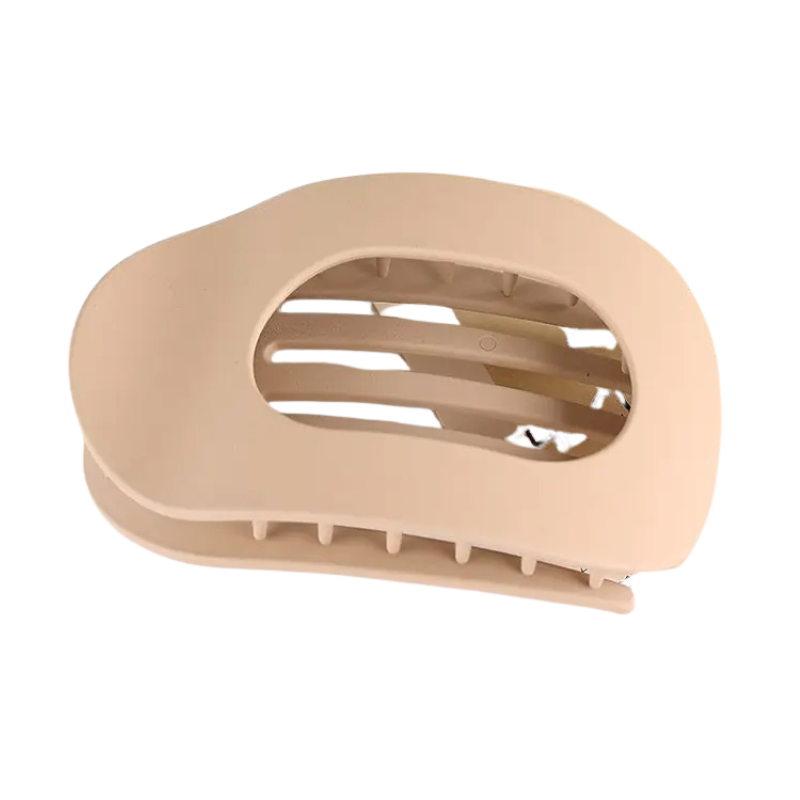 Gebogen Haarklammer ABS Antislip Grip Sterke Fixatie Dik Fijn Haar Gansdaagse Draagcomfort Praktisch Onderweg