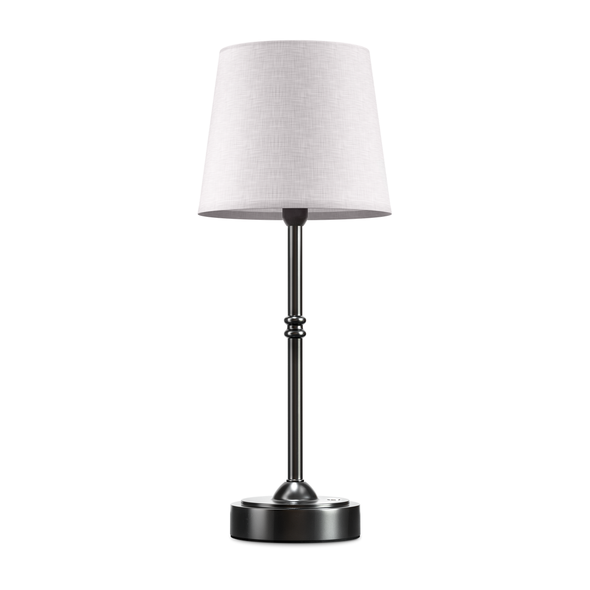 Tafellamp Oplaadbaar Draadloos Goud Wit Kap 40cm USB-C Touch Dimbaar Slaapkamer Woonkamer