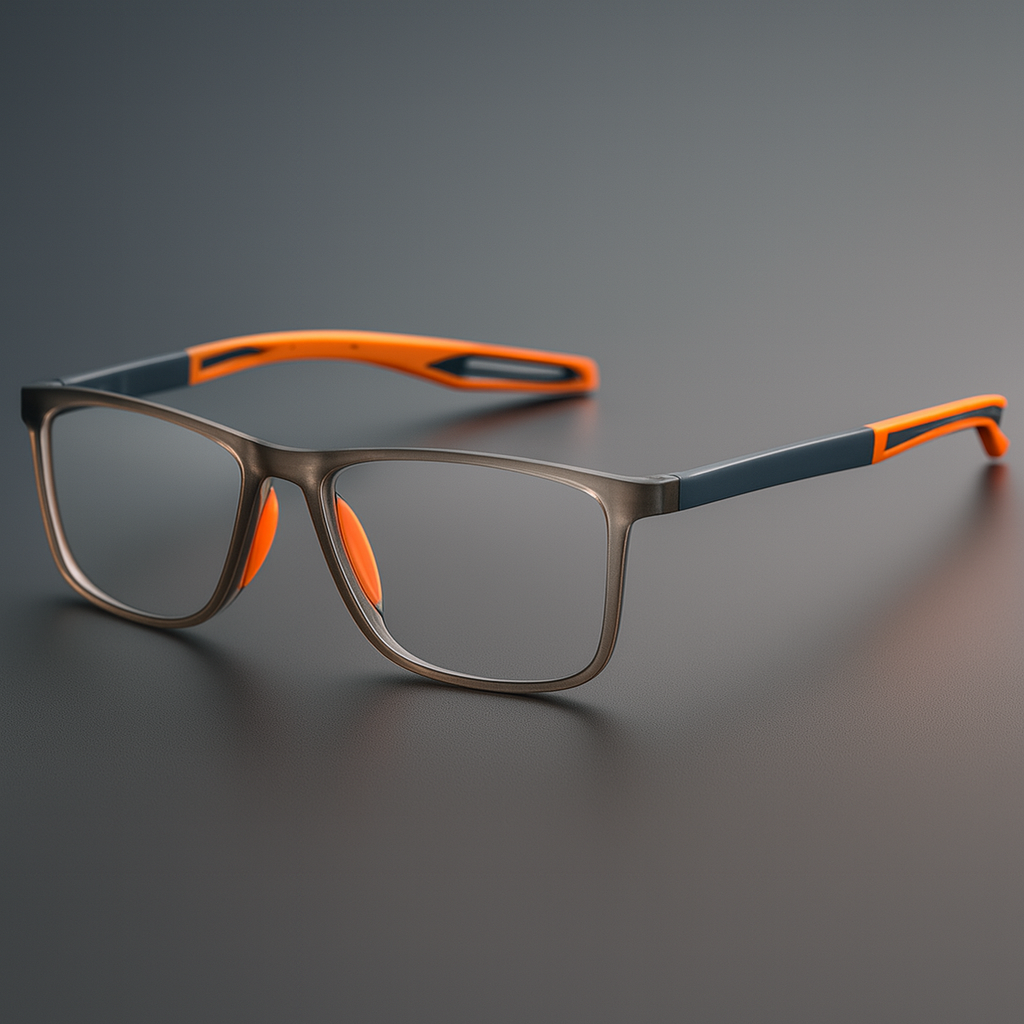 Multifocale Leesbril met Blauwe Lichtfilter - Ultralichte TR90 Bril met UV-Bescherming en Progressieve Glazen voor Scherp Zicht