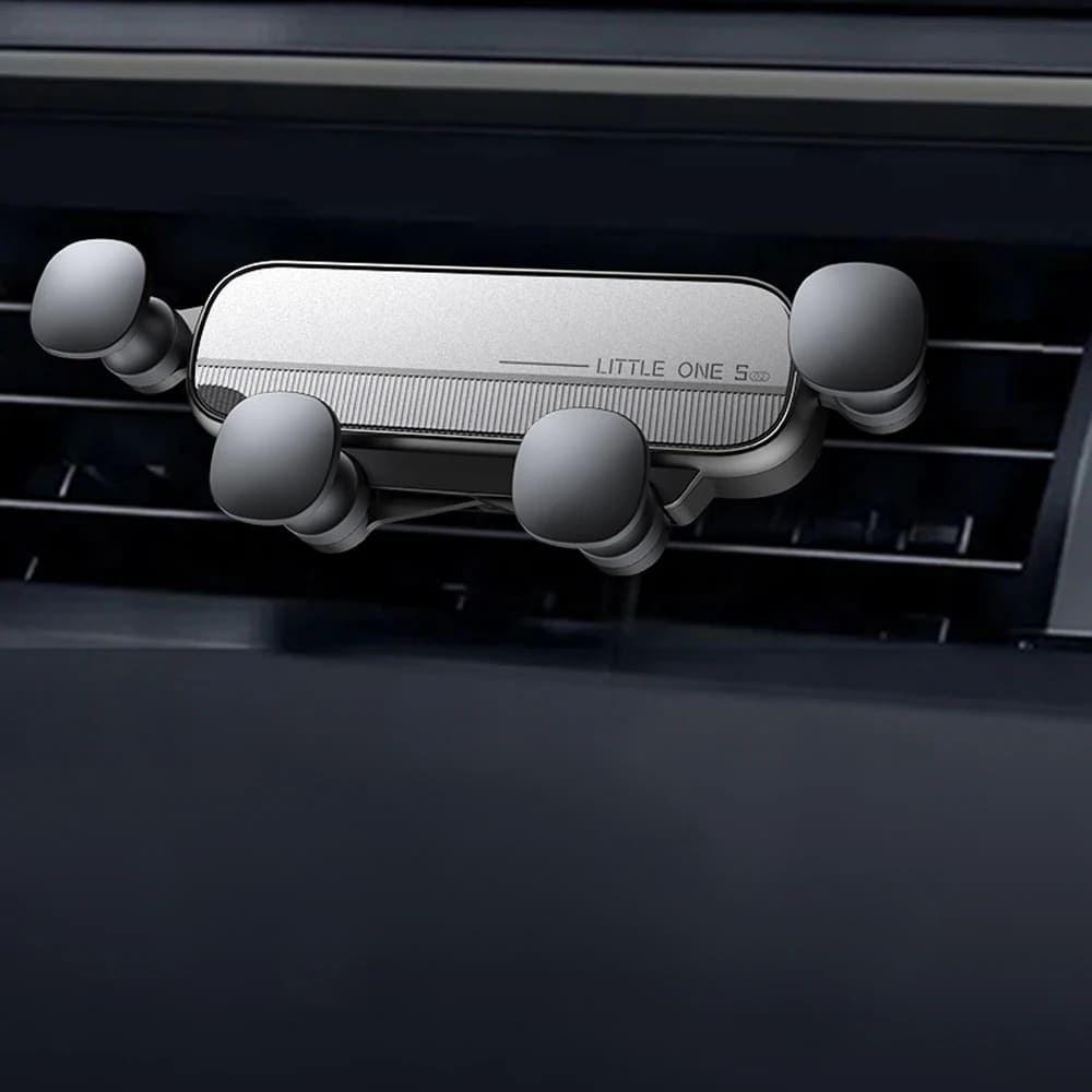 Telefoonhouder Auto Ventilatierooster Universeel 5-Punts Klemhouder Zwart Zilver Rood Wit Smartphone