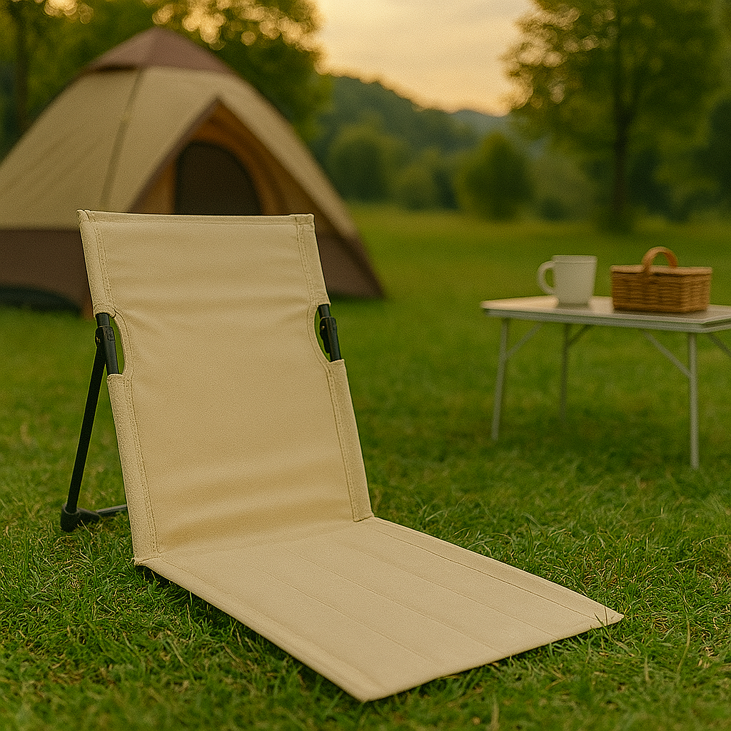 Opvouwbare Campingstoel - Ultralicht & Compact met Ergonomische Steun voor Trekking en Outdoor