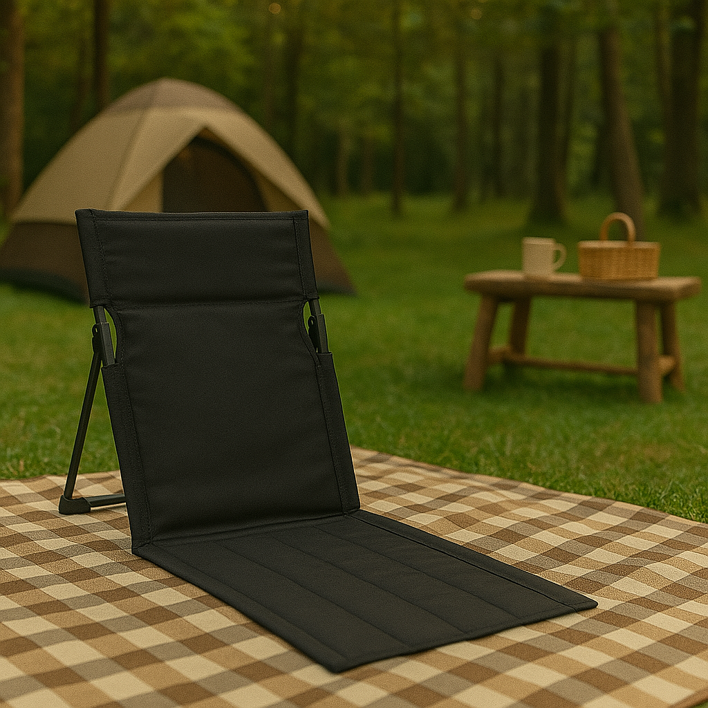 Opvouwbare Campingstoel - Ultralicht & Compact met Ergonomische Steun voor Trekking en Outdoor