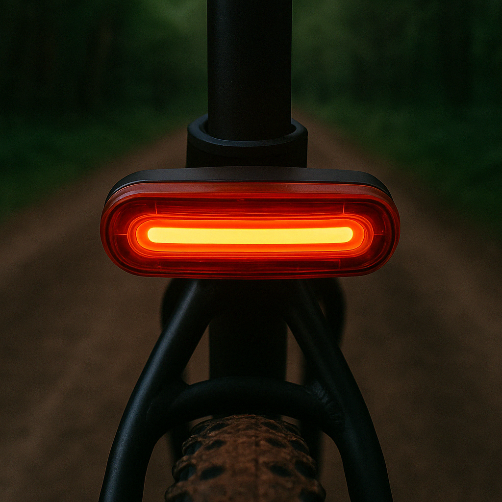 Compacte USB Fietsachterlicht met 200 Lumen & Stroboscoop - Veiligheidslicht voor Nachtritten, 4 Lichtmodi, Waterdicht IPX5