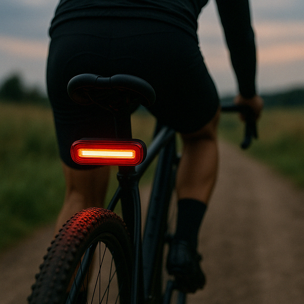 Compacte USB Fietsachterlicht met 200 Lumen & Stroboscoop - Veiligheidslicht voor Nachtritten, 4 Lichtmodi, Waterdicht IPX5