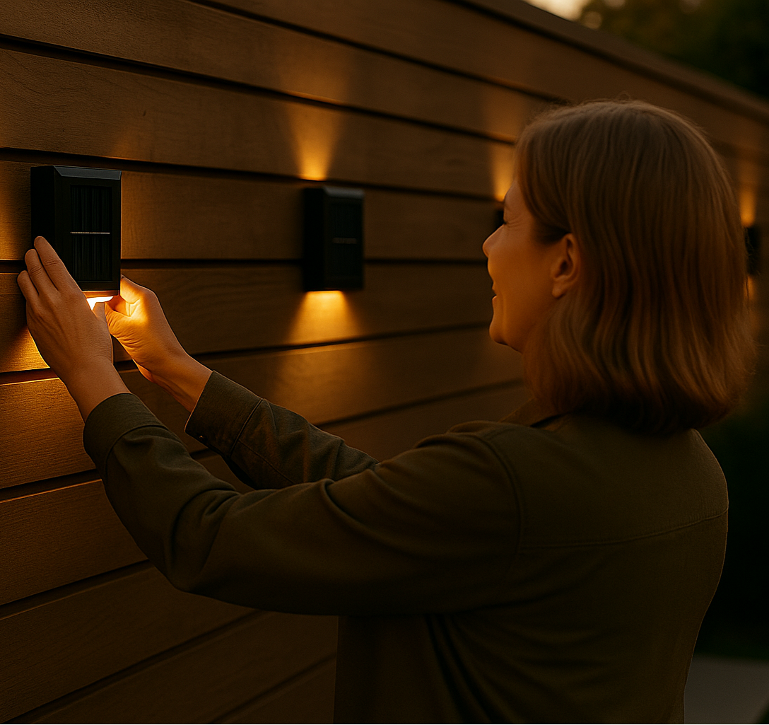 Solar LED Buitenlamp Wandmontage Warmwit Licht Waterdicht IP65 Tuinverlichting Zonne-energie Bewegingssensor