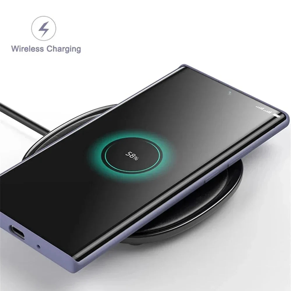 Vloeibaar Siliconen Telefoonhoesje Samsung Galaxy Slagvast Schokbestendig Beschermhoes Flexibel 20+ Kleuren