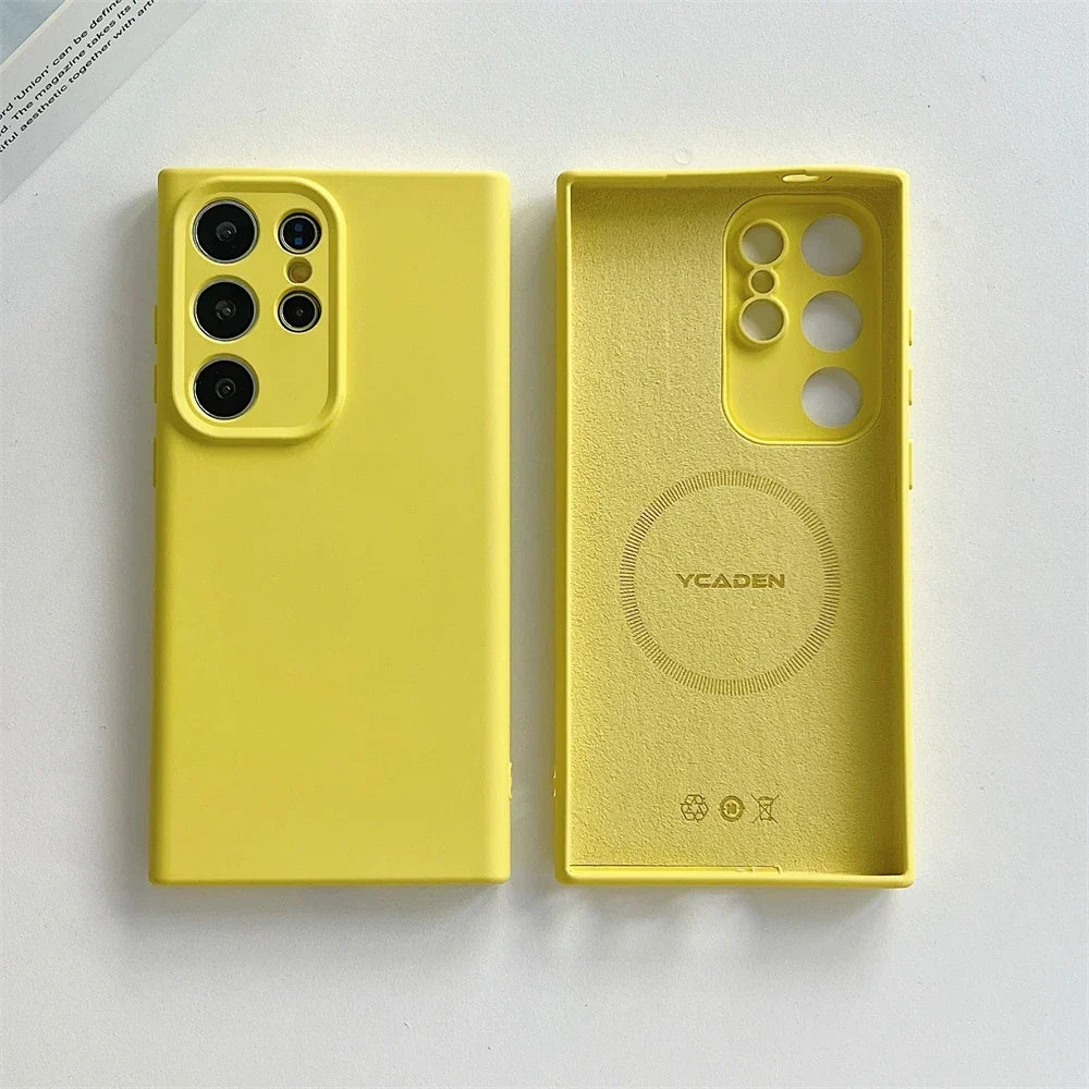Vloeibaar Siliconen Telefoonhoesje Samsung Galaxy Slagvast Schokbestendig Beschermhoes Flexibel 20+ Kleuren