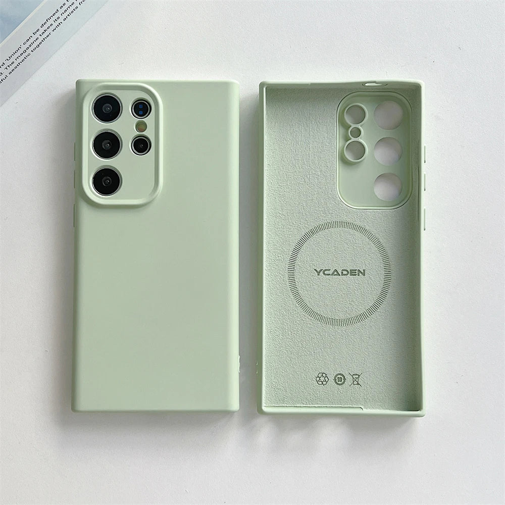 Vloeibaar Siliconen Telefoonhoesje Samsung Galaxy Slagvast Schokbestendig Beschermhoes Flexibel 20+ Kleuren