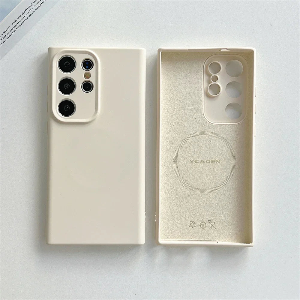 Vloeibaar Siliconen Telefoonhoesje Samsung Galaxy Slagvast Schokbestendig Beschermhoes Flexibel 20+ Kleuren