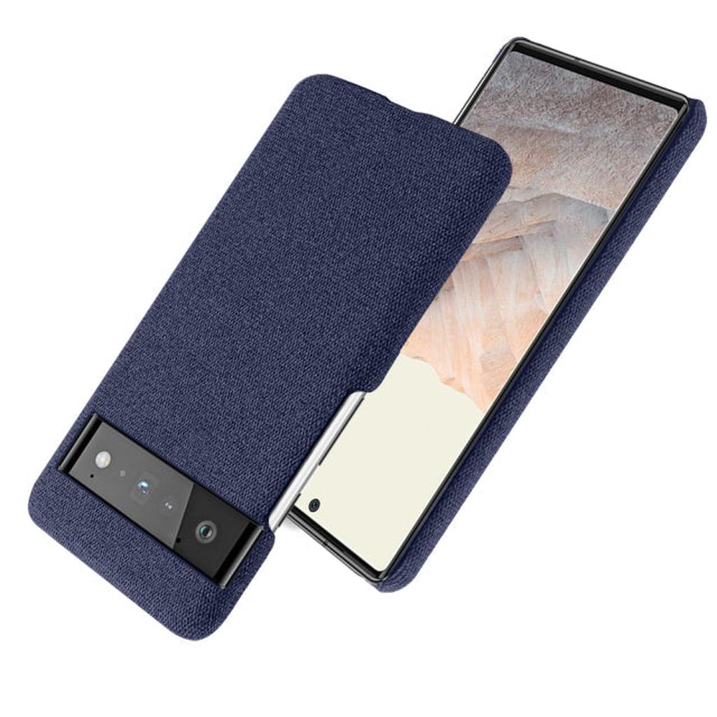 Telefoonhoesje met Stoffen Textuur voor Google Pixel 5 tot 11 Pro XL Schokbestendig Duurzaam Beschermhoes