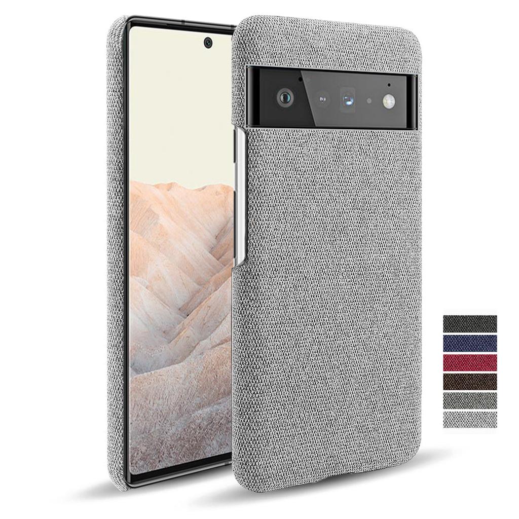 Telefoonhoesje met Stoffen Textuur voor Google Pixel 5 tot 11 Pro XL Schokbestendig Duurzaam Beschermhoes
