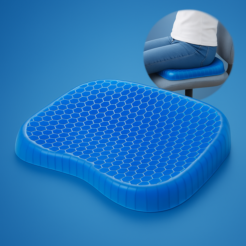 Orthopedisch Gelkussen Zitcomfort Drukverlichting Stuitbeen Bureaustoel Auto Rolstoel Memory Foam Zitkussen