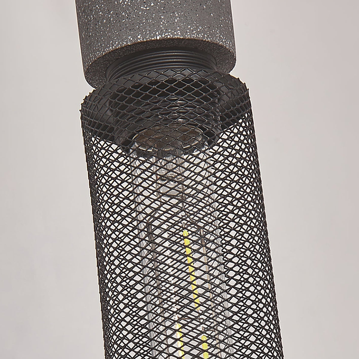 Beton Hanglamp Industrieel Cilinder Metaal Zwart Grijs E27