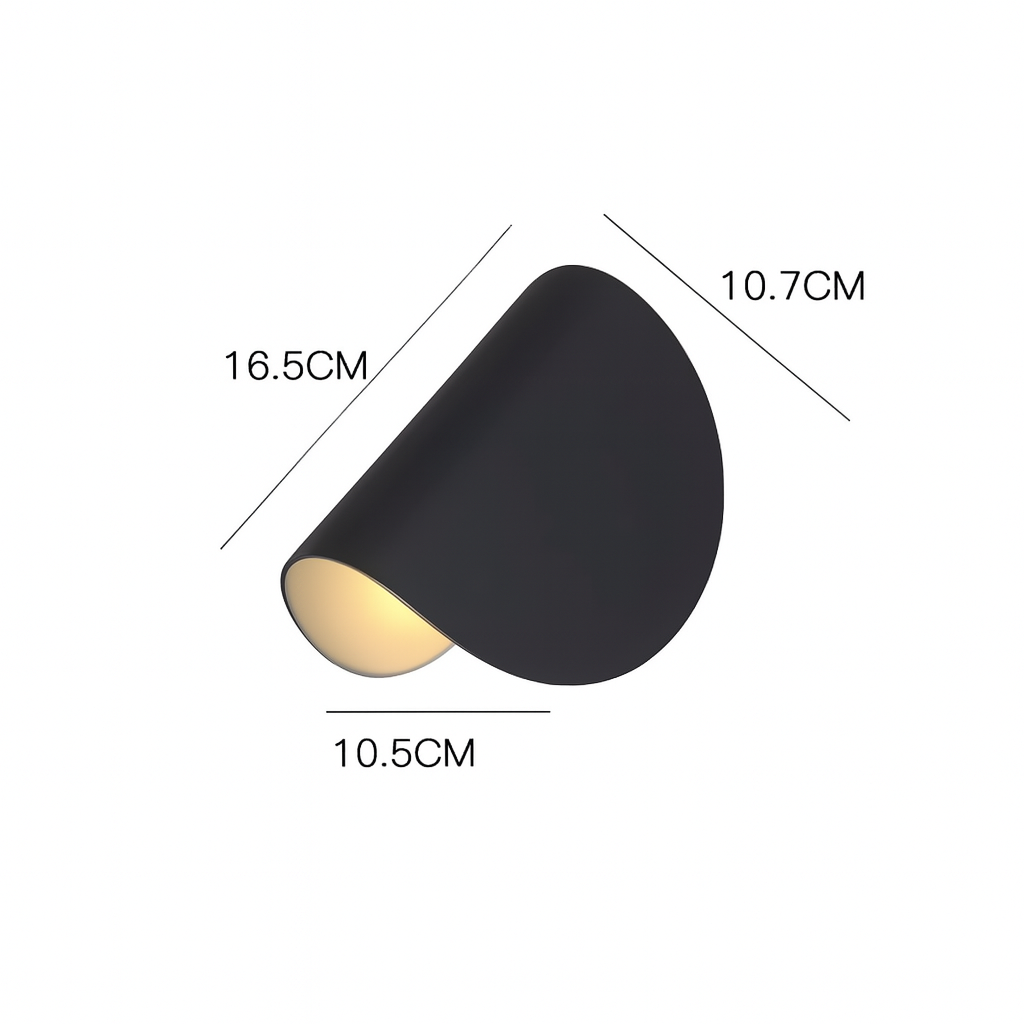Draaibare LED Wandlamp Metaal 360° Verstelbaar Zwart Wit Binnen Buiten IP65 Waterdicht Scandinavisch Modern