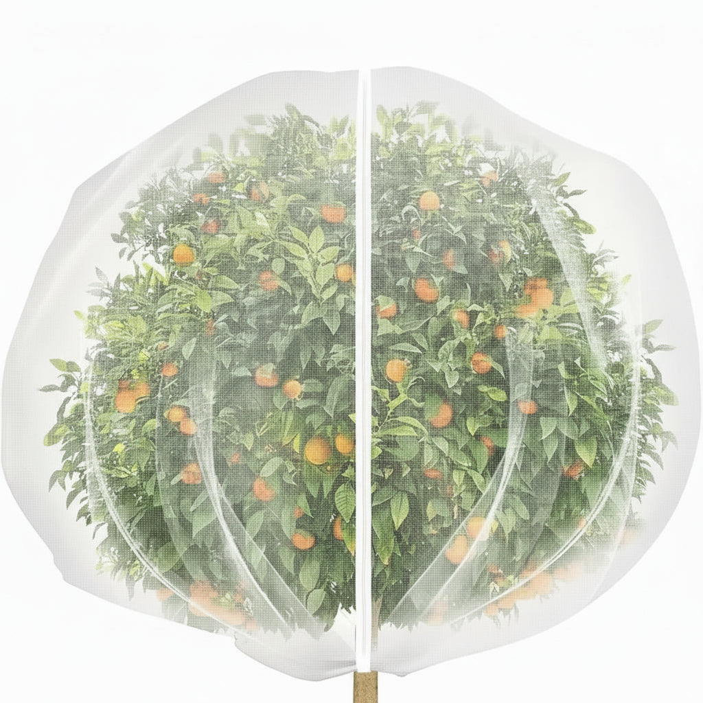 Beschermzak Fruit met Trekkoord | Ademend Gaas tegen Ongedierte Vogels Insecten | Herbruikbaar Tuinnet