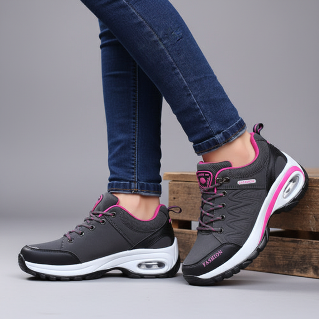 Orthopedische Wandelschoenen Dames Ergonomisch Steunzool Antislip Textiel Ademend Comfort Dagelijks Casual