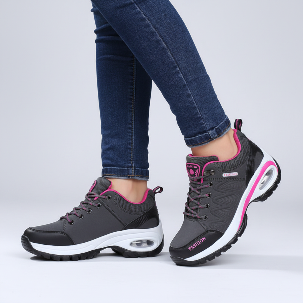 Orthopedische Wandelschoenen Dames Ergonomisch Steunzool Antislip Textiel Ademend Comfort Dagelijks Casual