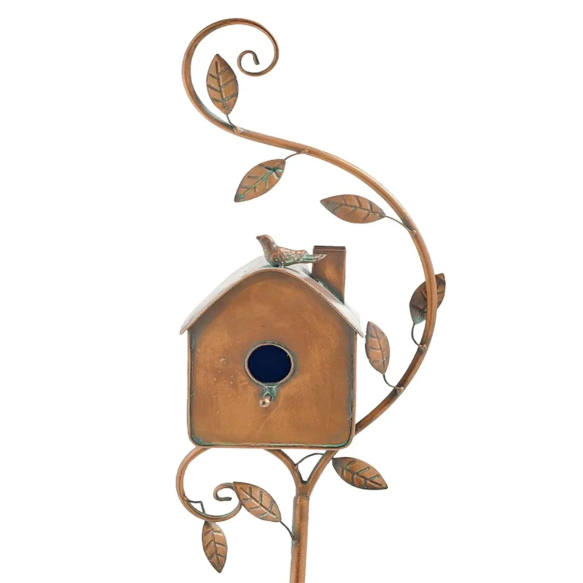 Metalen Vogelhuisje op Tuinsteker Vintage Stijl Tuindecoratie 5 Varianten Ornament Decoratief voor Tuin Patio Terras