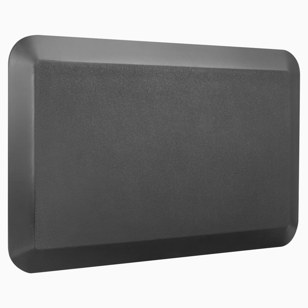 Anti-Vermoeidheidsmat Staand Bureau Zwart PU Schuim Ergonomisch Antislip 4 Maten