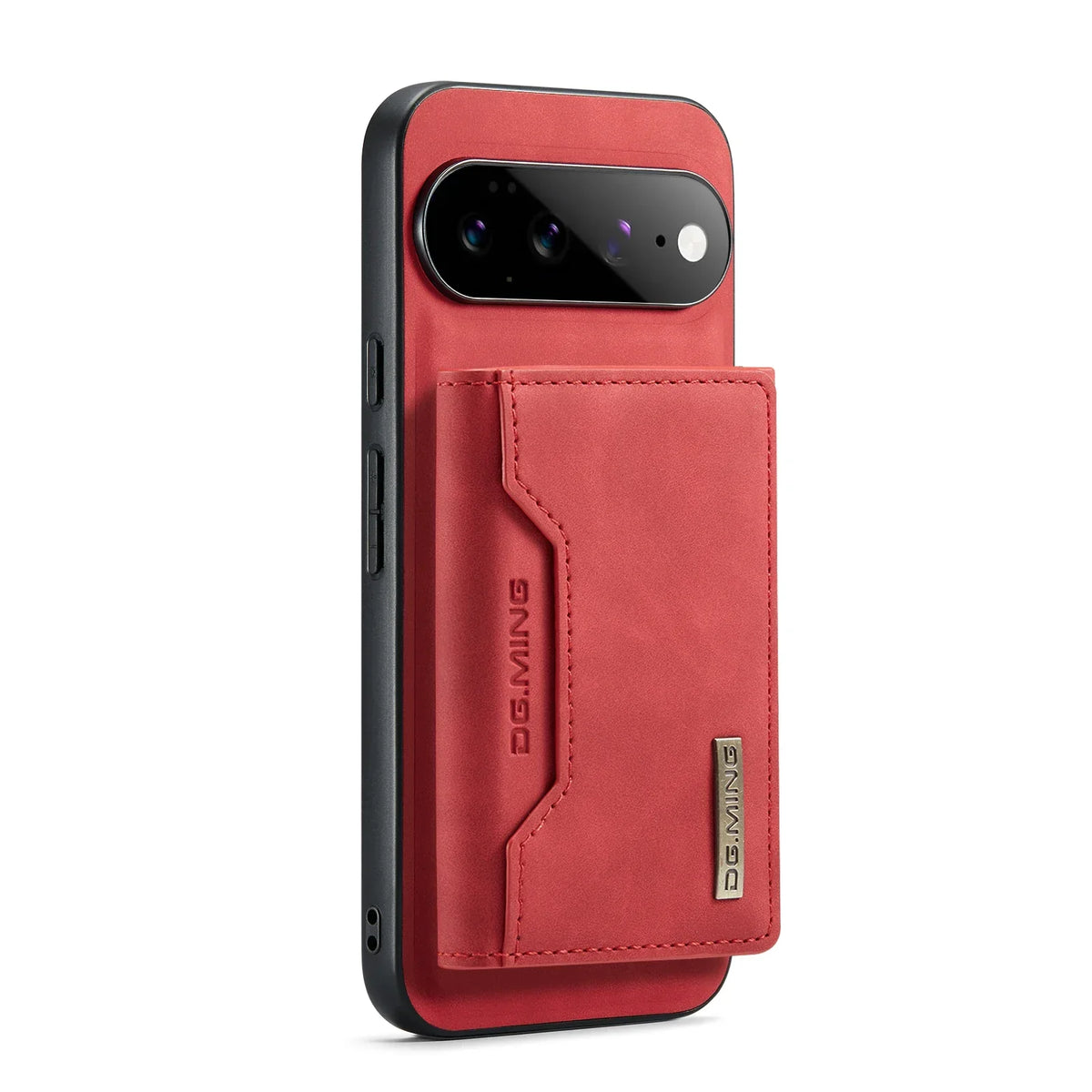 Afneembare Lederen Portemonnee Hoes Google Pixel Magnetisch met Kaartslots Bruin Zwart Smartphone Accessoire