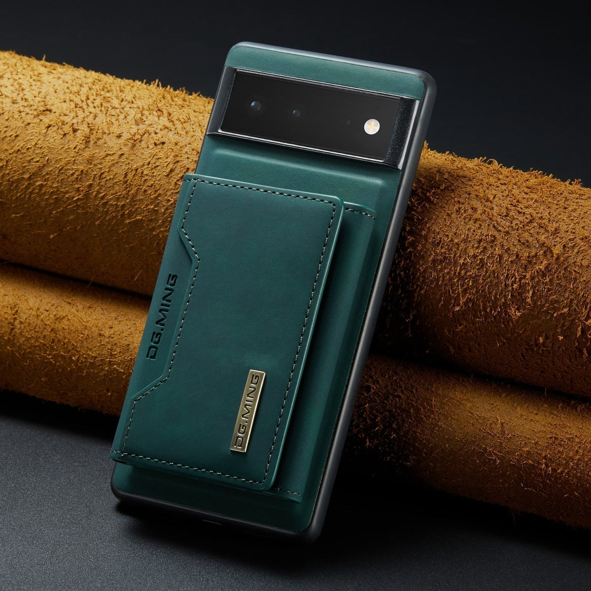 Afneembare Lederen Portemonnee Hoes Google Pixel Magnetisch met Kaartslots Bruin Zwart Smartphone Accessoire