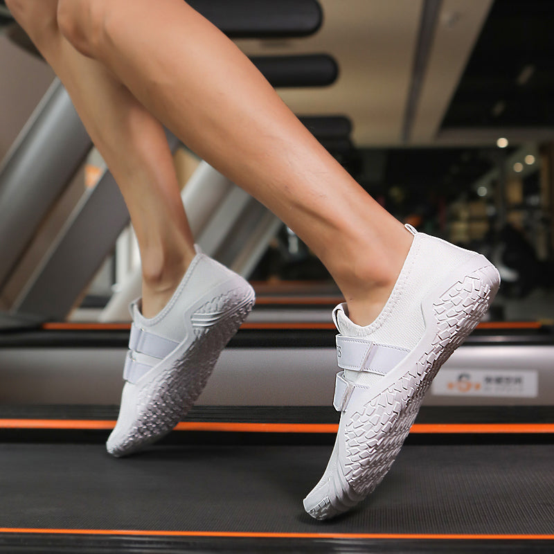 Platte Trainingschoenen voor Squats en Gewichtheffen met Stabiele Zool Antislip Grip en Optimale Voetstabiliteit