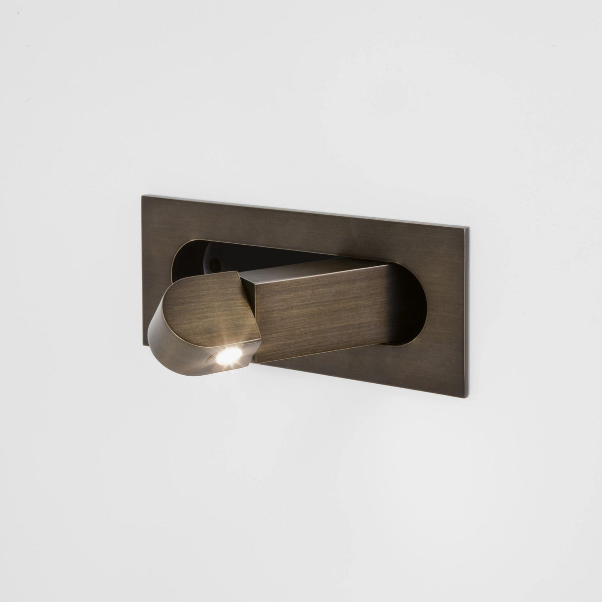 LED wandlamp met verborgen schakelaar - druk in, druk uit - verstelbare kop voor leeslicht naast bed