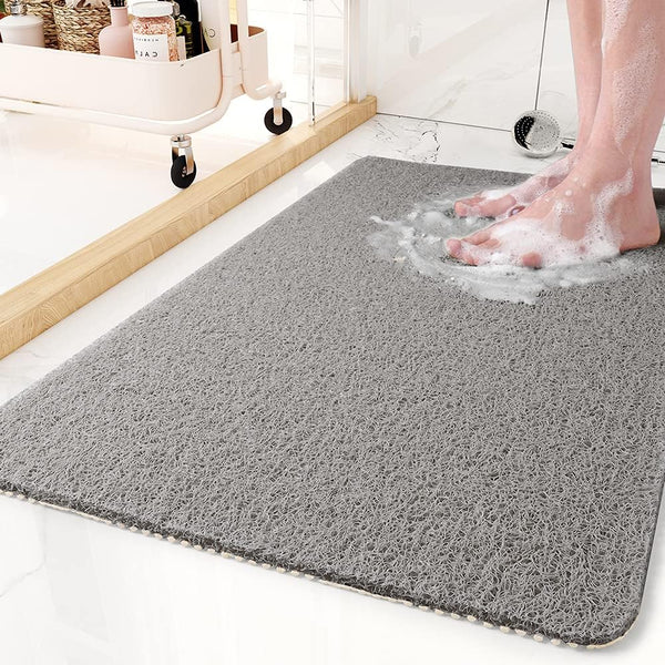 Antislip Douchematje met Drainage Structuur Snel Drogend Grijs Beige Wit Klein Medium Groot Badkamer Hygiënisch Veilig