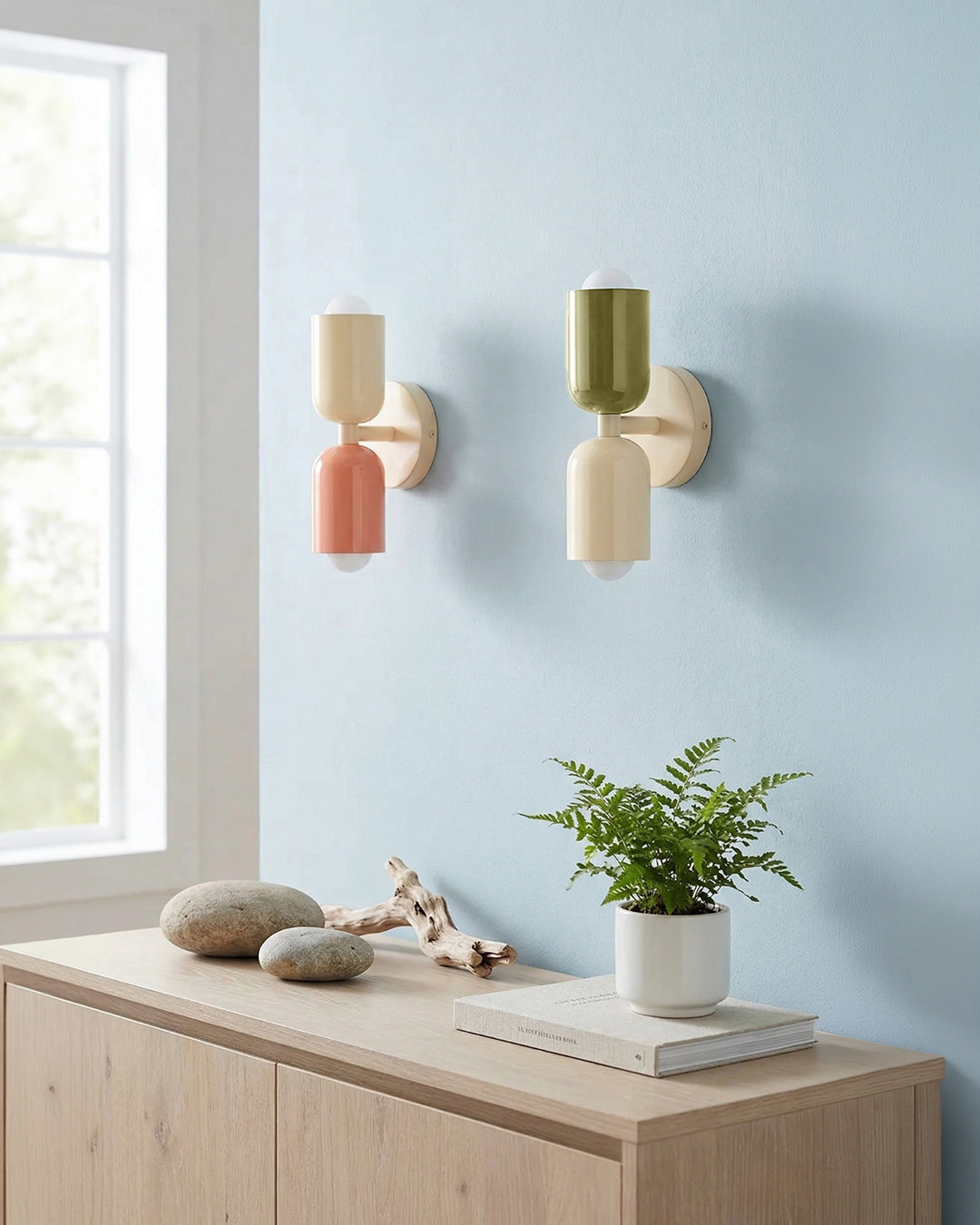 Metalen Wandlamp met Tweevoudige Lichtstraal - Scandinavische Design Verlichting voor Moderne Interieurs