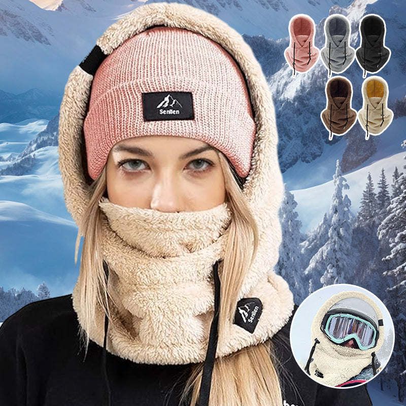 Fleece Balaclava Wintersportmuts Met Nekbescherming Verstelbaar Ademend Unisex Gezichtsmasker Outdoor