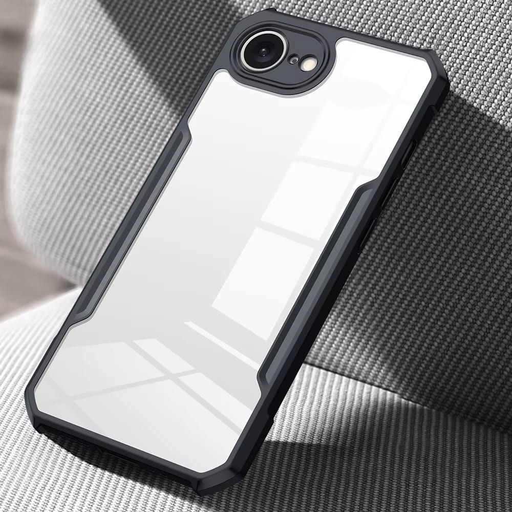 Schokbestendige Telefoonhoes iPhone 16E Siliconen TPU Beschermhoesje met Knoppen Valbeveiliging Ultradun