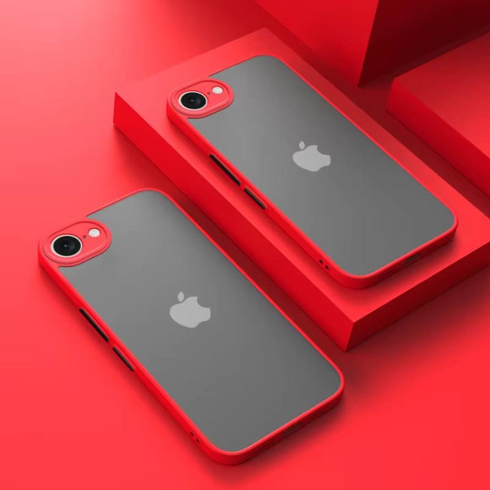 Schokbestendige Telefoonhoes iPhone 16E Siliconen TPU Beschermhoesje met Knoppen Valbeveiliging Ultradun