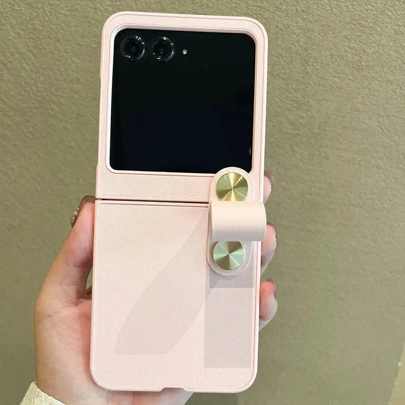 Vouwtelefoon Hoesje met Vinger Lus TPU Bescherming Anti-Vingerafdruk Schokbestendig voor Moderne Klaptelefoon