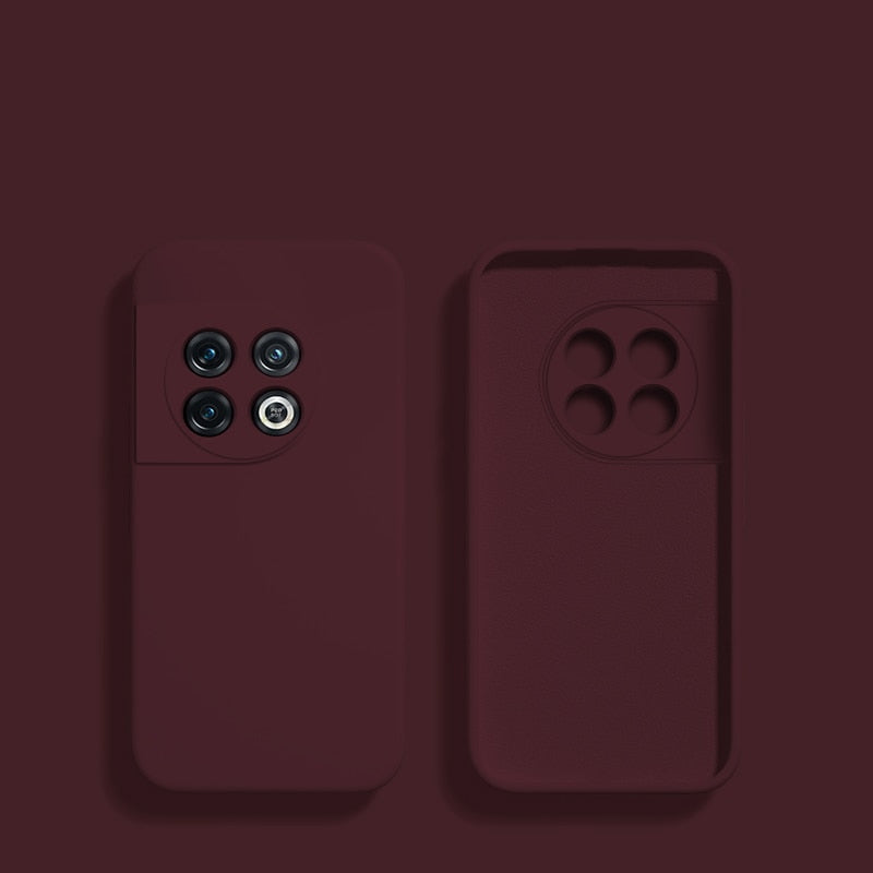 Vloeibaar Siliconen Telefoonhoesje voor OnePlus met Camerarand Bescherming Antislip Grip Shockproof Design