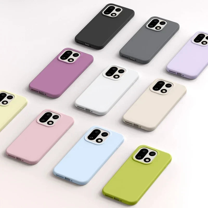 Vloeibaar Siliconen Telefoonhoesje voor OnePlus met Camerarand Bescherming Antislip Grip Shockproof Design