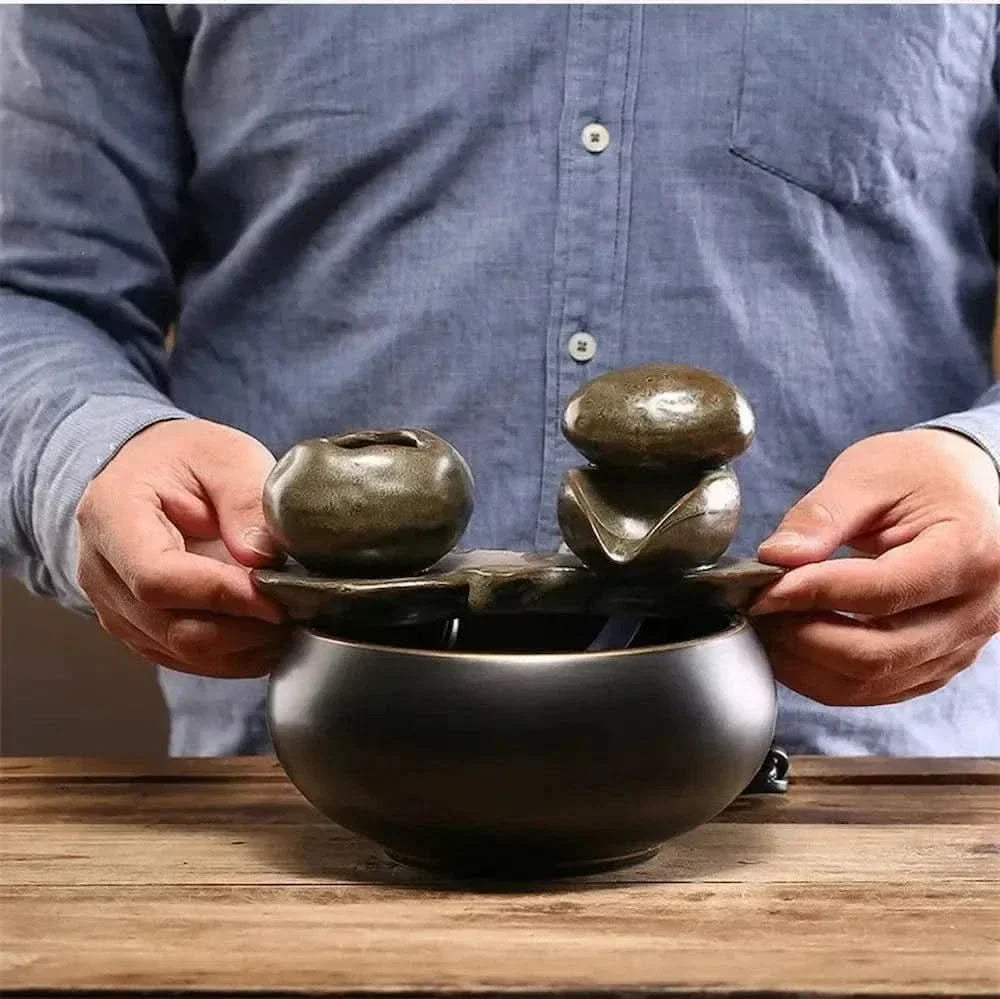 Keramische Drinkfontein voor Katten met Stromend Water en Fluisterstille Pomp voor Optimale Hydratatie