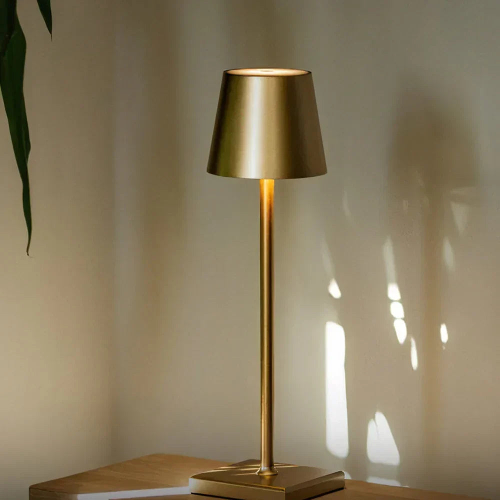 Draadloze Oplaadbare Tafellamp Touch Bediening IP65 Waterdicht Dimbaar Warm Koud Wit Licht Binnen Buiten