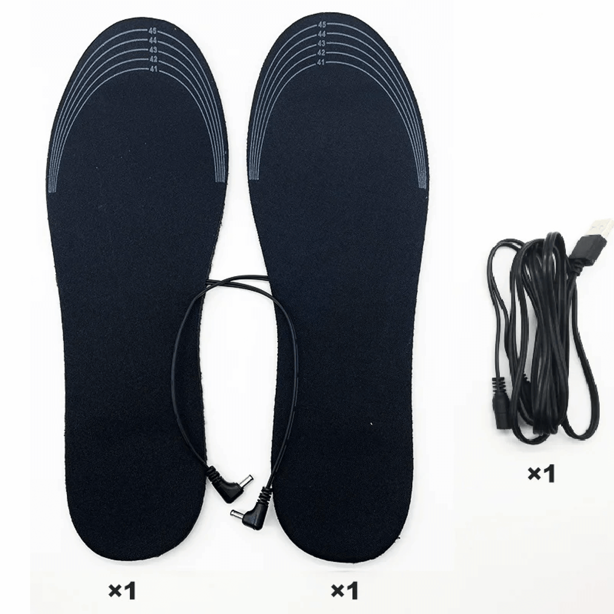 Verwarmde Inlegzolen Oplaadbaar USB Thermische Schoenzolen voor Werklaarzen Winterschoenen Maat 35-46