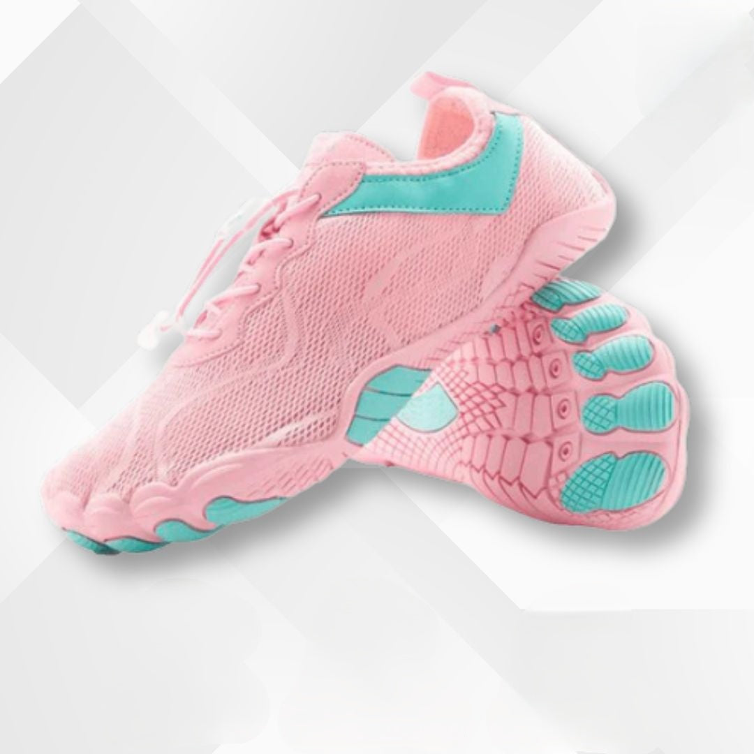 Waterdichte Barefootschoenen met Orthopedische Ondersteuning Dames Heren Brede Teenbox Zwart Wandelschoenen