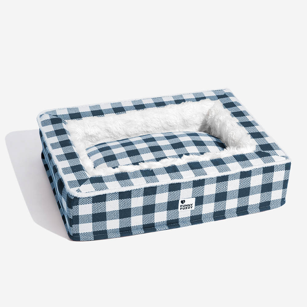 Hondenmand Antistress Tartan Klassiek Design Rustgevend Comfortabel Bed voor Huisdieren Honden Katten