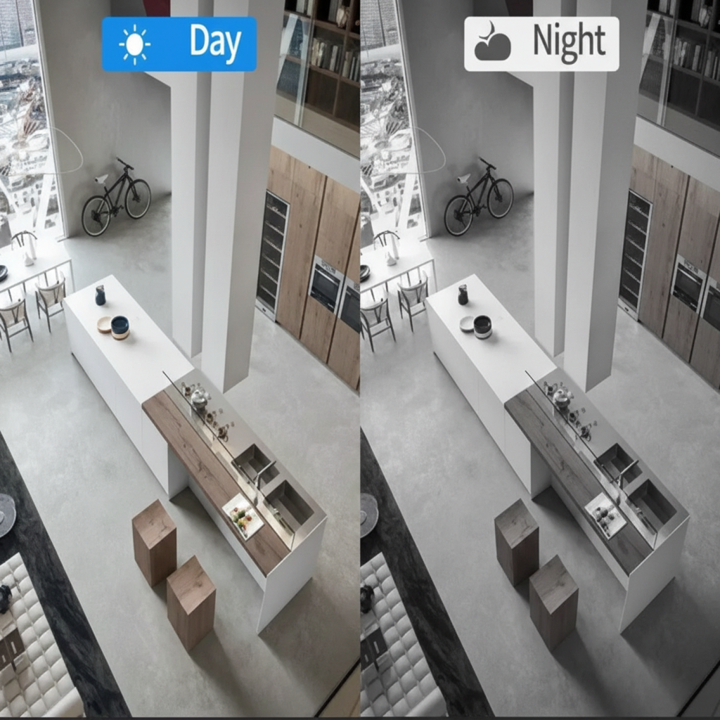 Draadloze WiFi Bewakingscamera 1080P Full HD Beveiligingscamera Bewegingsdetectie Nachtzicht App Babyfoon