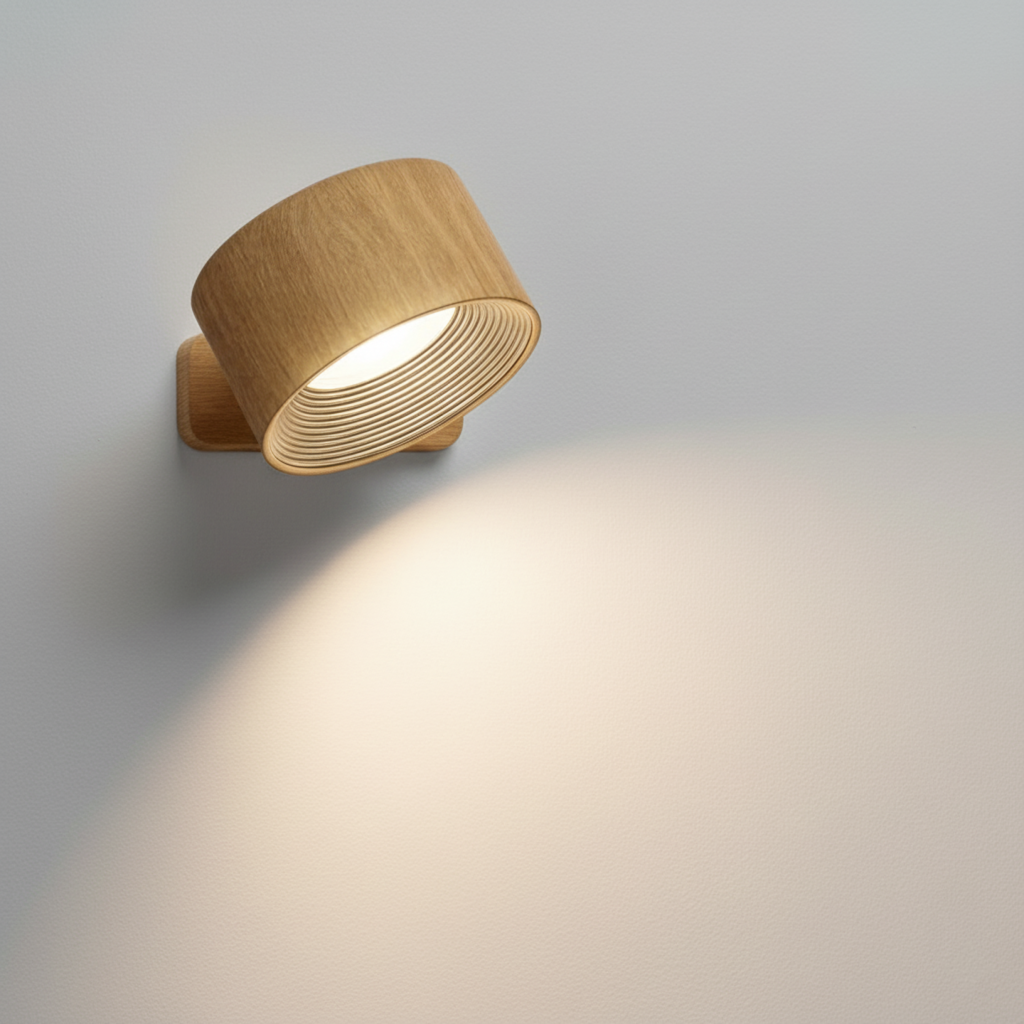 Draadloze Wandlamp Verstelbaar 360° LED Oplaadbaar USB Leeslamp Slaapkamer Woonkamer Hal Batterij Dimbaar
