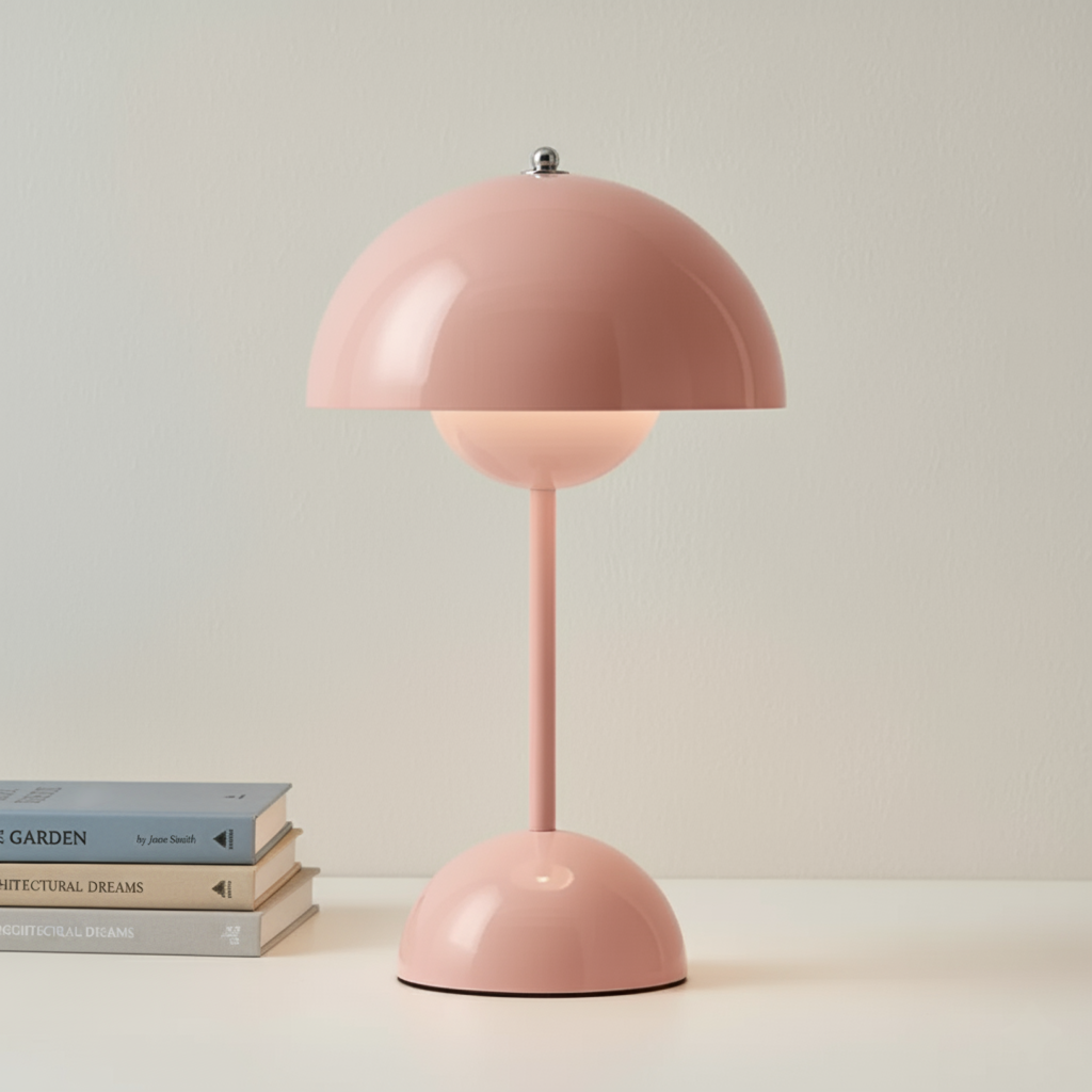 Scandinavische Tafellamp met Dimbaar Warm Licht - Minimalistische Design Lamp voor Woonkamer & Slaapkamer